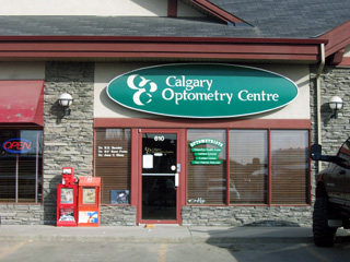 South location of Calgary Optiometry Centre, in Avenida Place